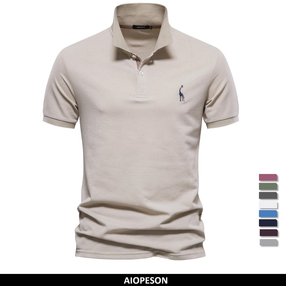AIOPESON-Brand-Men-s-Polo-Shirts-Cotton-Polo-Shirts-for-Men-Short-Sleeve-High-Quantity-Solid
